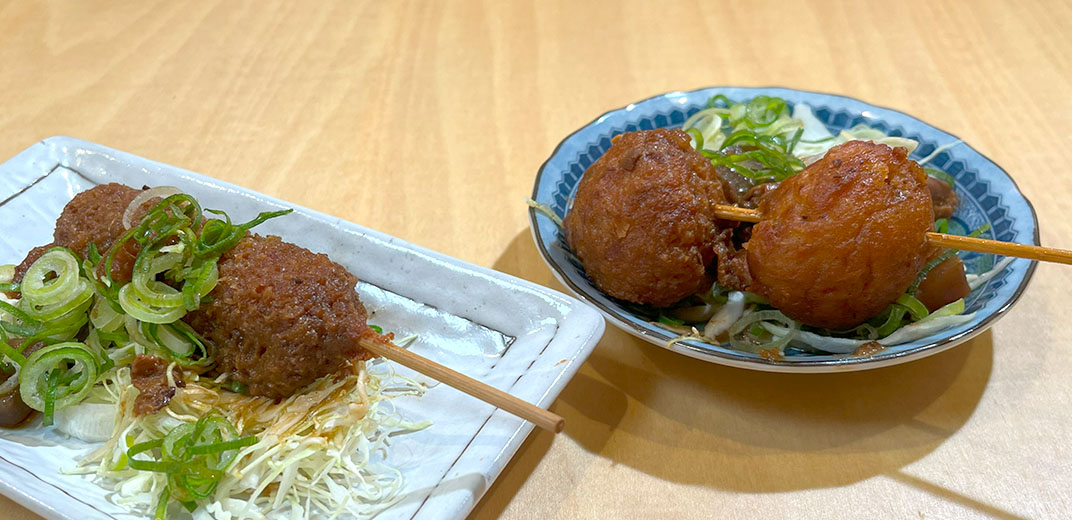 料理②　どてちんカツ＋どてちんたこ焼き