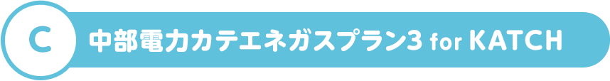 C 中部電力カテエネガスプラン3 for KATCH