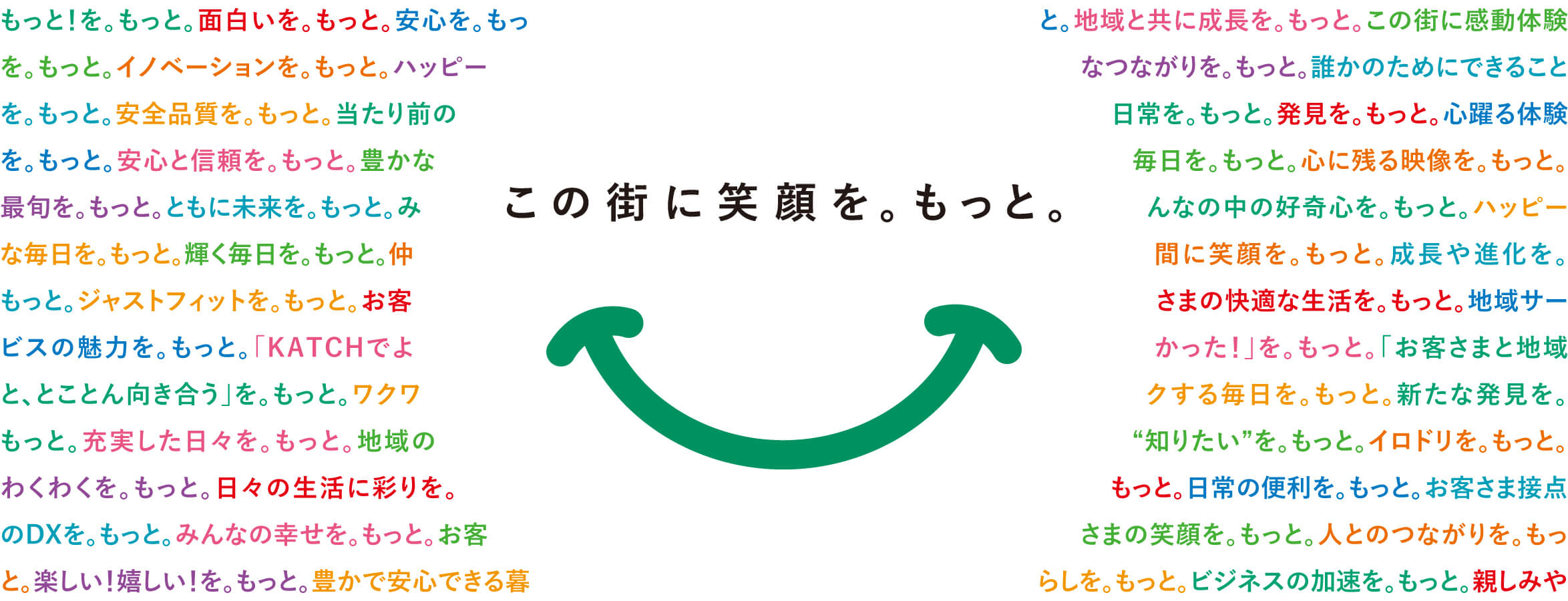 この街に笑顔を。もっと。