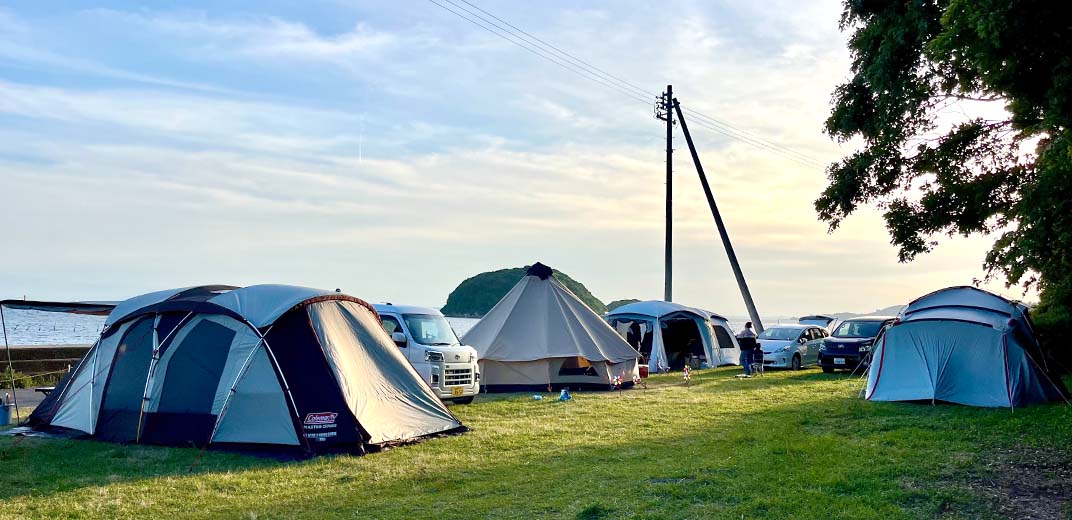 夕方の車乗り入れサイト