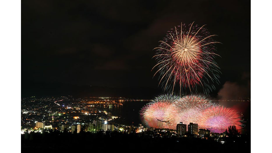 第77回諏訪湖祭湖上花火大会